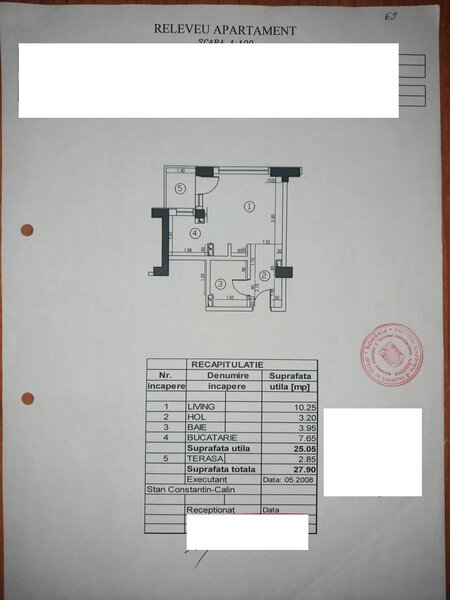 Drumul Taberei- Vanzare garsoniera 1/5- V Oltului- Kaufland, bl 2009, CT